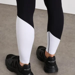 Discount Aje ATHLETICA Curved Panel Full Length Legging 226 White/Black