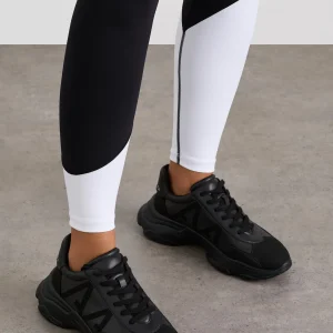Discount Aje ATHLETICA Curved Panel Full Length Legging 226 White/Black