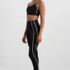 Cheap Aje ATHLETICA Curved Seam 7/8 Legging 241 Black Soft Khaki