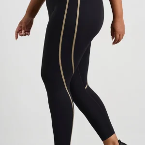 Cheap Aje ATHLETICA Curved Seam 7/8 Legging 241 Black Soft Khaki