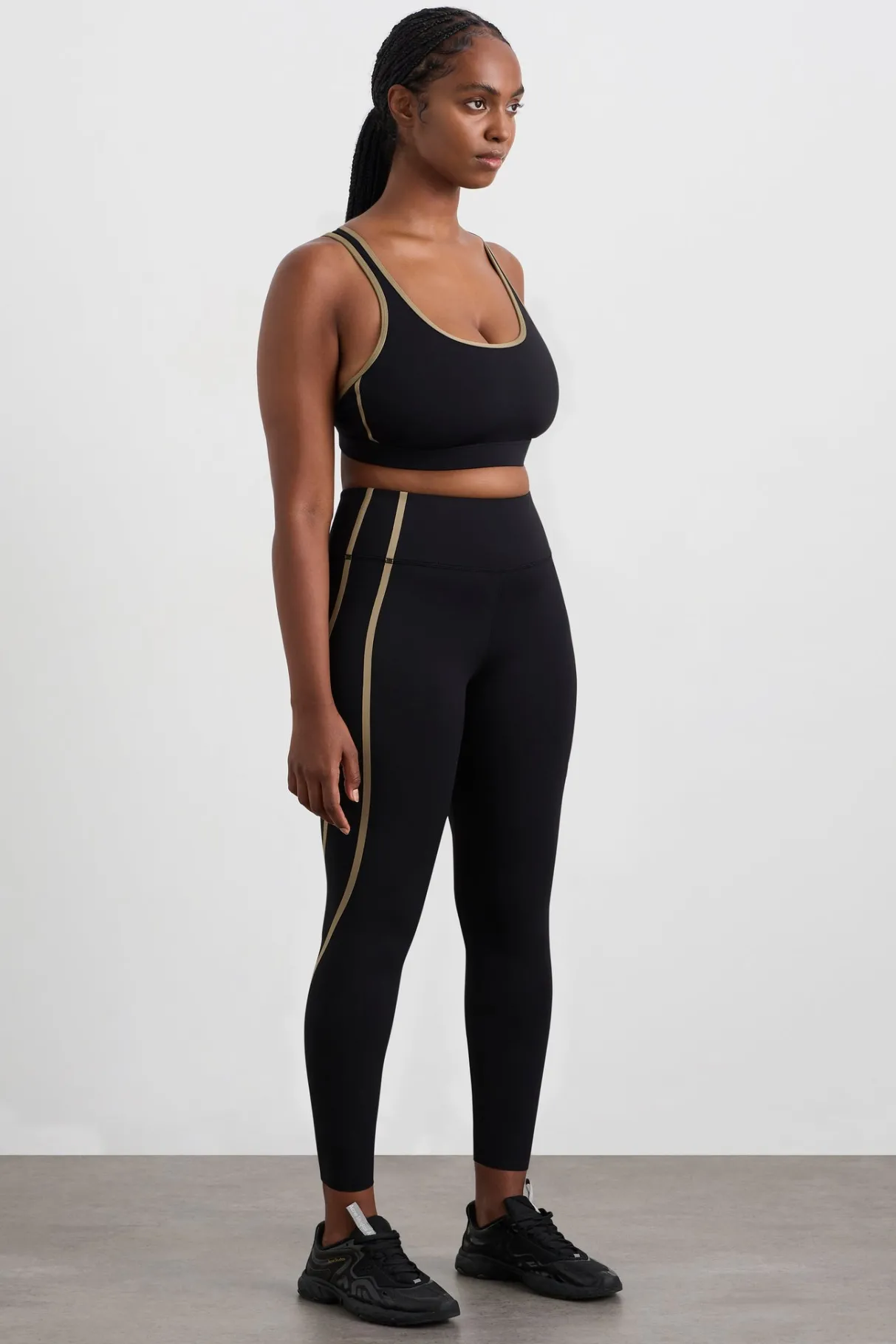 curved_seam__legging__6.webp Cheap Aje ATHLETICA Curved Seam 7/8 Legging 241 Black Soft Khaki
