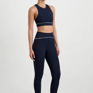 Cheap Aje ATHLETICA Curved Waist Full Length Legging 251 Galaxy Blue