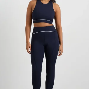 Cheap Aje ATHLETICA Curved Waist Full Length Legging 251 Galaxy Blue