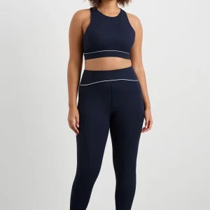 Cheap Aje ATHLETICA Curved Waist Full Length Legging 251 Galaxy Blue