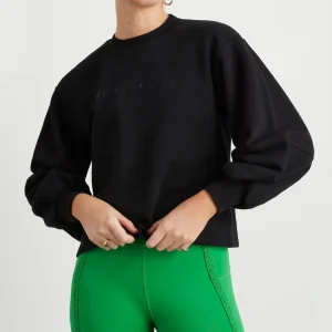 Online Aje ATHLETICA Cut Out Back Crew Jumper 417 Black