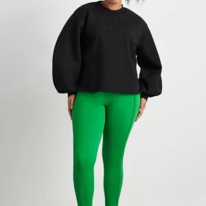 Online Aje ATHLETICA Cut Out Back Crew Jumper 417 Black