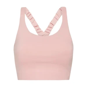 Store Aje ATHLETICA Cut Out Cross Back Sports Bra 314 Rose Quartz