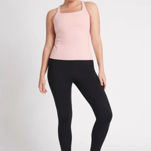 Store Aje ATHLETICA Cut Out Cross Back Tank Top 125 Rose Quartz/Rose Pink