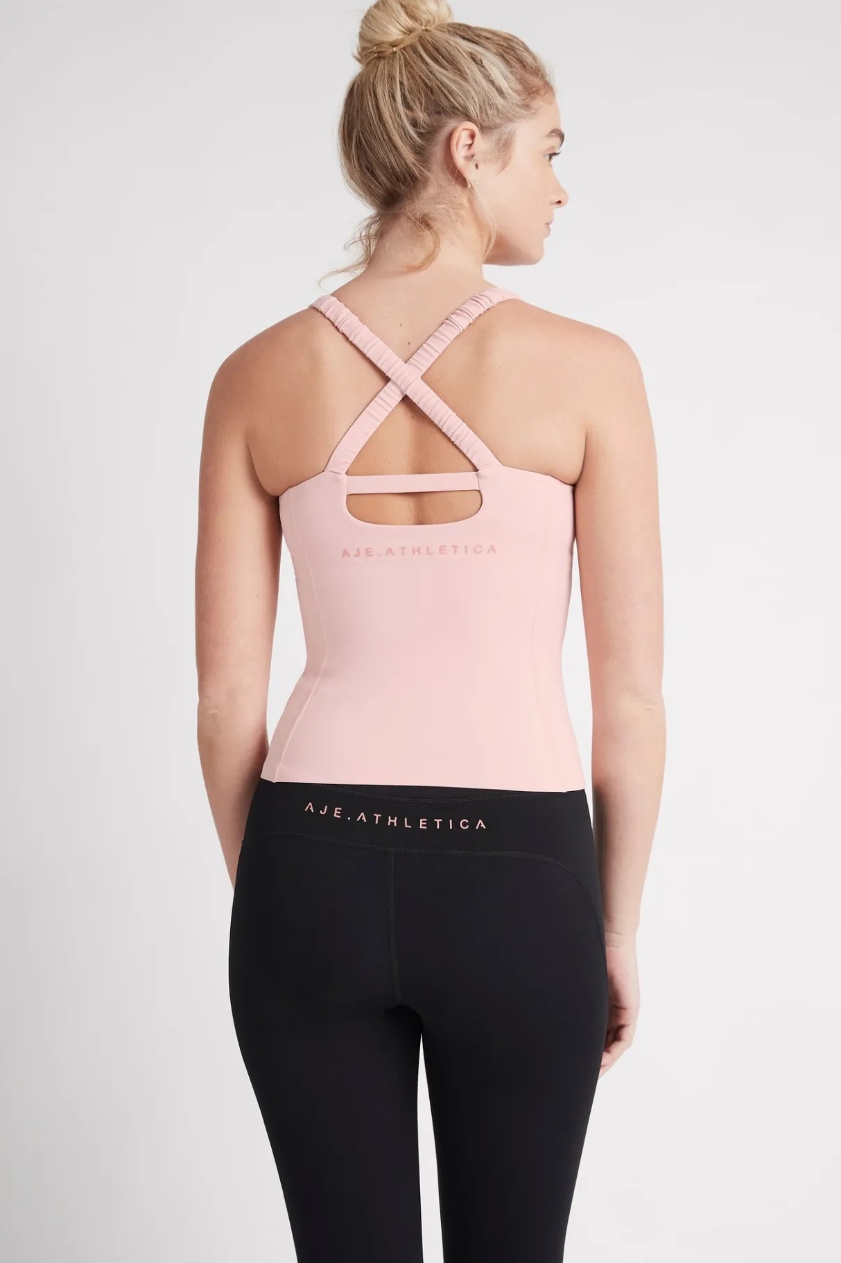 cut_out_cross_back_tank_top__4.webp Store Aje ATHLETICA Cut Out Cross Back Tank Top 125 Rose Quartz/Rose Pink