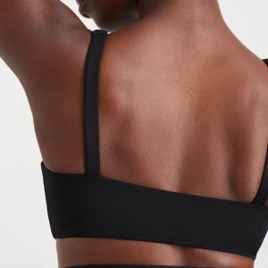 Sale Aje ATHLETICA Cut Out Elastic Sports Bra 337 Black/White