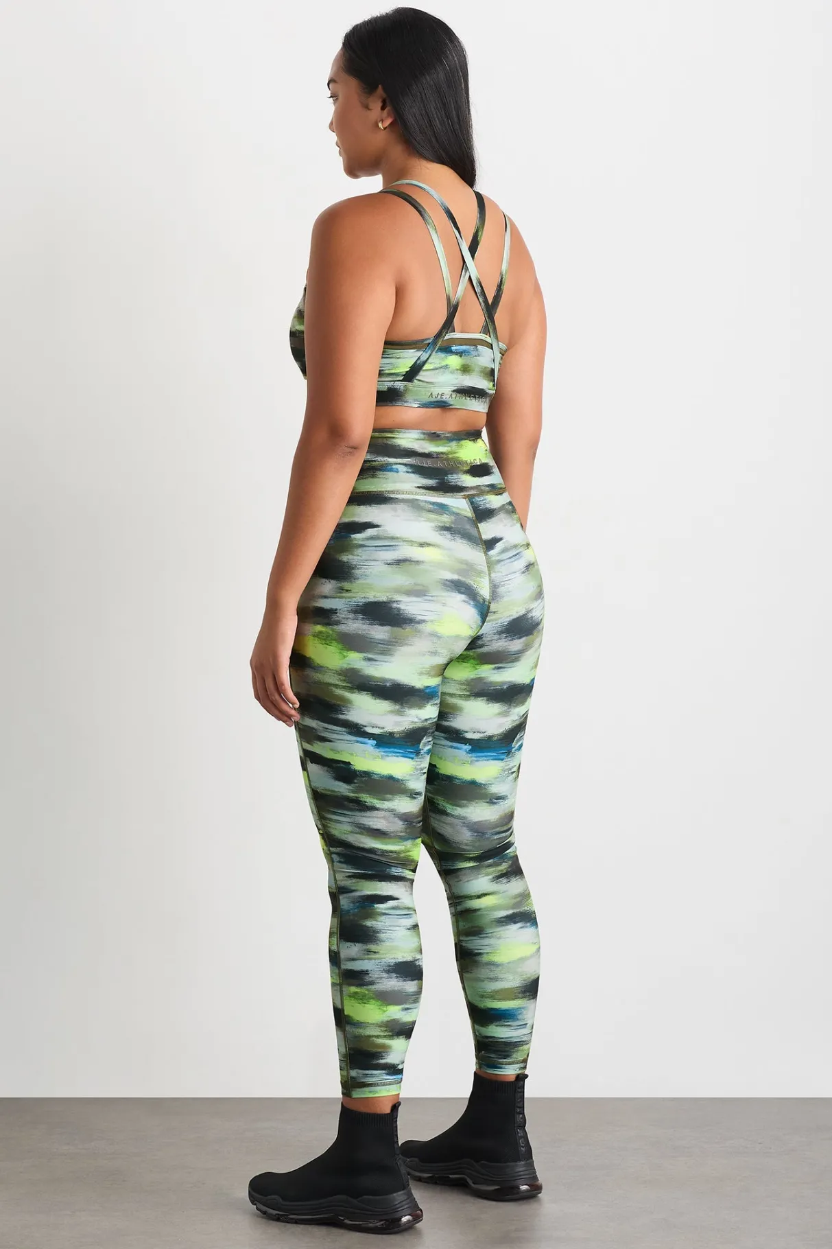 double_layer_crossback_bra__10.webp Best Aje ATHLETICA Double Layer Crossback Bra 350 Khaki Brushstroke