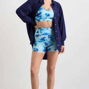Clearance Aje ATHLETICA Double Layer Crossback Bra 350 Expressive Floral
