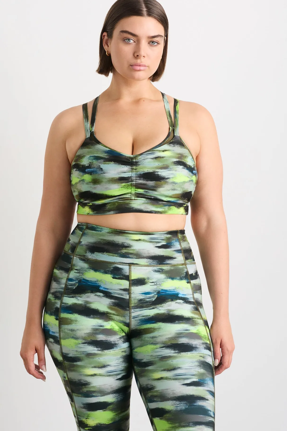 double_layer_crossback_bra__12.webp Best Aje ATHLETICA Double Layer Crossback Bra 350 Khaki Brushstroke