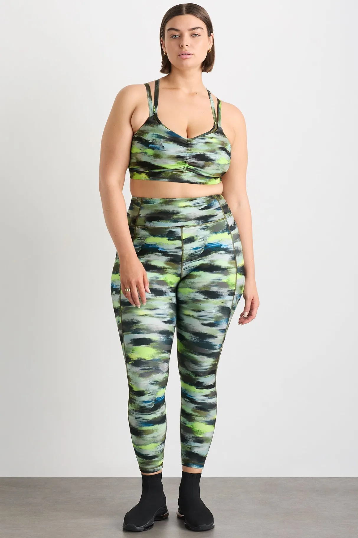 double_layer_crossback_bra__13.webp Best Aje ATHLETICA Double Layer Crossback Bra 350 Khaki Brushstroke
