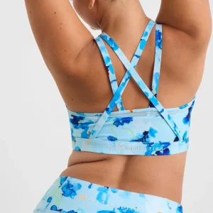 Clearance Aje ATHLETICA Double Layer Crossback Bra 350 Expressive Floral
