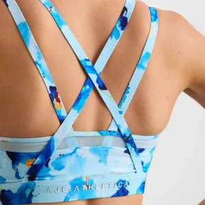 Clearance Aje ATHLETICA Double Layer Crossback Bra 350 Expressive Floral