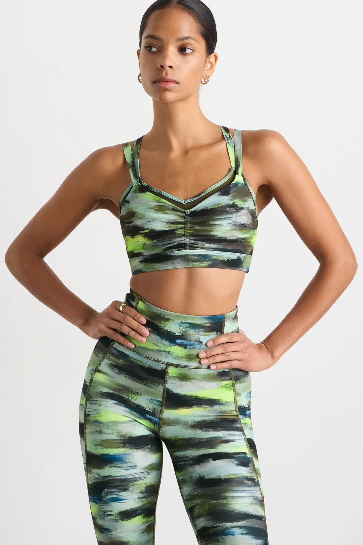 double_layer_crossback_bra__3.webp Best Aje ATHLETICA Double Layer Crossback Bra 350 Khaki Brushstroke
