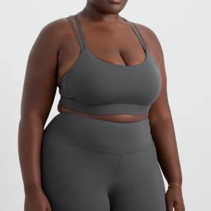 Best Aje ATHLETICA Double Strap Peached Bra 323 Slate Surge
