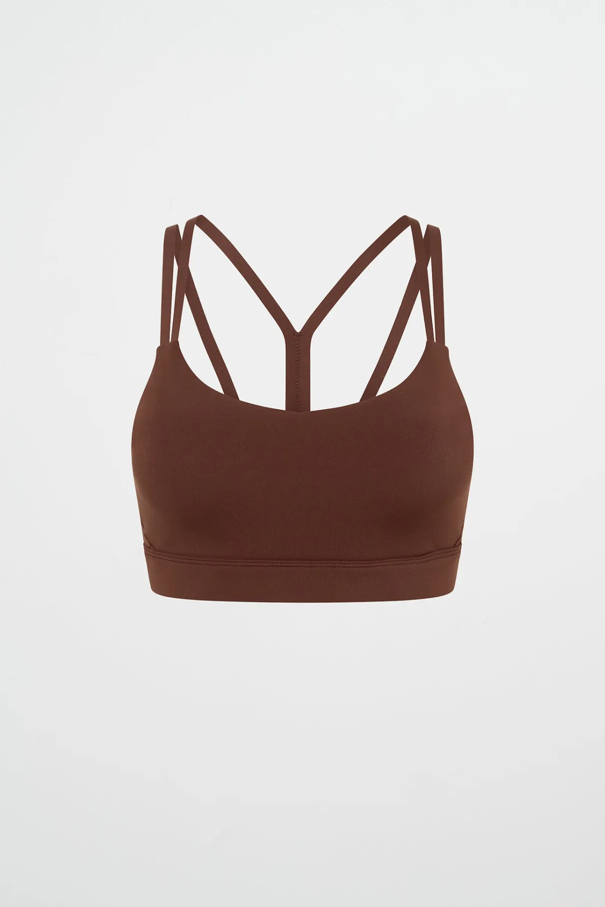 double_strap_sports_bra__1-2.webp Cheap Aje ATHLETICA Double Strap Sports Bra 323 Dark Chocolate Brown