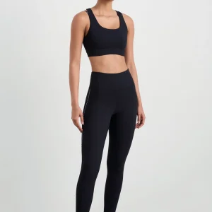 Cheap Aje ATHLETICA Double Strap Sports Bra 388 Black/White
