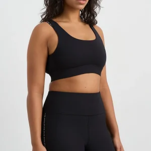Cheap Aje ATHLETICA Double Strap Sports Bra 388 Black/White