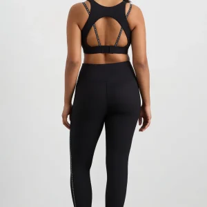 Cheap Aje ATHLETICA Double Strap Sports Bra 388 Black/White