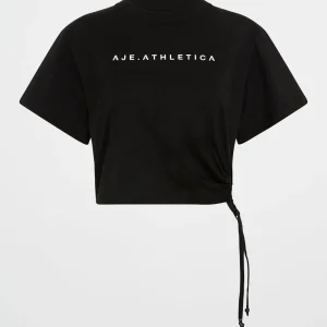 Cheap Aje ATHLETICA Drawcord Cut Out Crop 161 Black