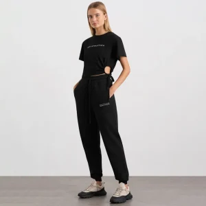 Cheap Aje ATHLETICA Drawcord Cut Out Crop 161 Black