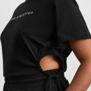 Cheap Aje ATHLETICA Drawcord Cut Out Crop 161 Black