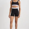 Outlet Aje ATHLETICA Elastic Logo Bike Shorts 601 Black
