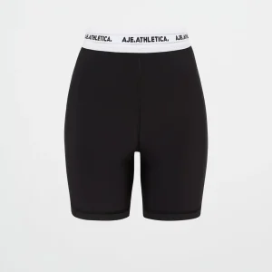 Outlet Aje ATHLETICA Elastic Logo Bike Shorts 601 Black