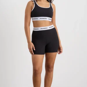 Outlet Aje ATHLETICA Elastic Logo Bike Shorts 601 Black