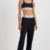 Shop Aje ATHLETICA Elastic Logo Trackpants 502 Black
