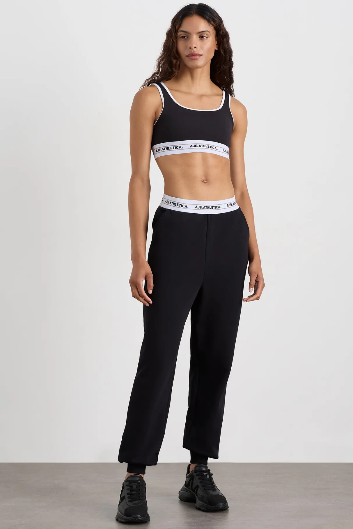 elastic_logo_trackpants__0.webp Shop Aje ATHLETICA Elastic Logo Trackpants 502 Black