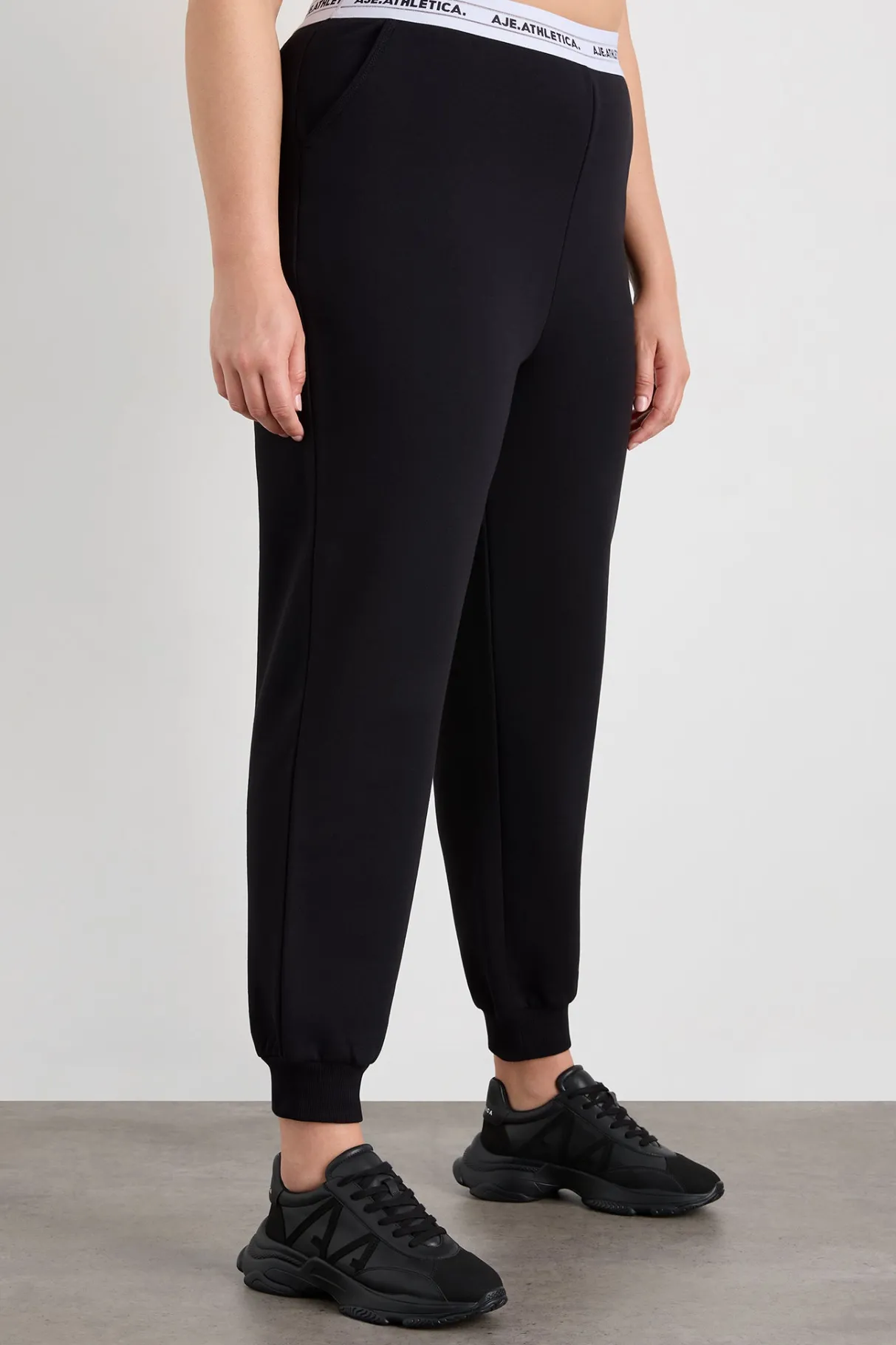 elastic_logo_trackpants__10.webp Shop Aje ATHLETICA Elastic Logo Trackpants 502 Black
