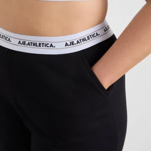 Shop Aje ATHLETICA Elastic Logo Trackpants 502 Black