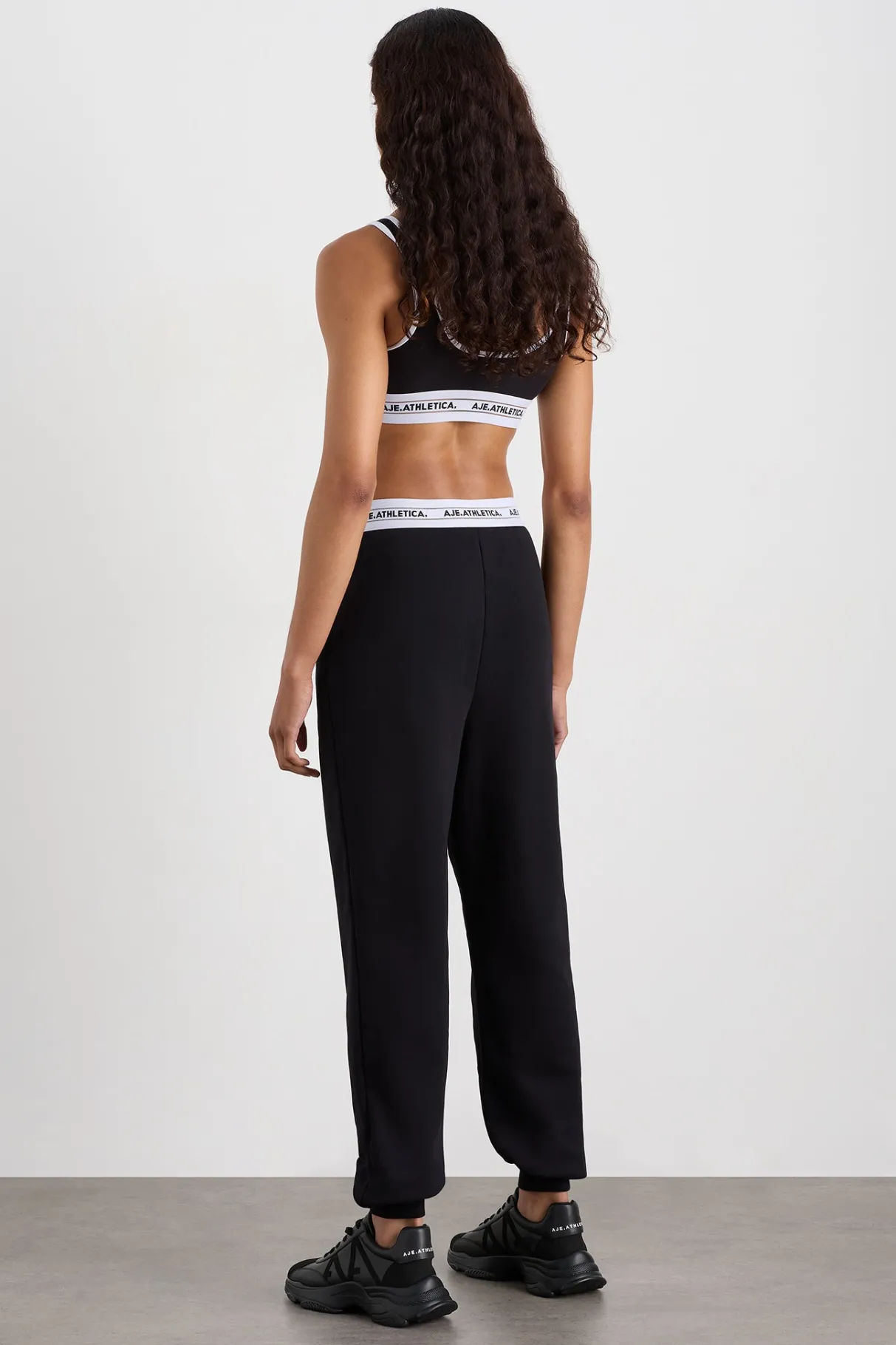 elastic_logo_trackpants__4.webp Shop Aje ATHLETICA Elastic Logo Trackpants 502 Black