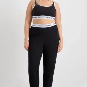 Shop Aje ATHLETICA Elastic Logo Trackpants 502 Black