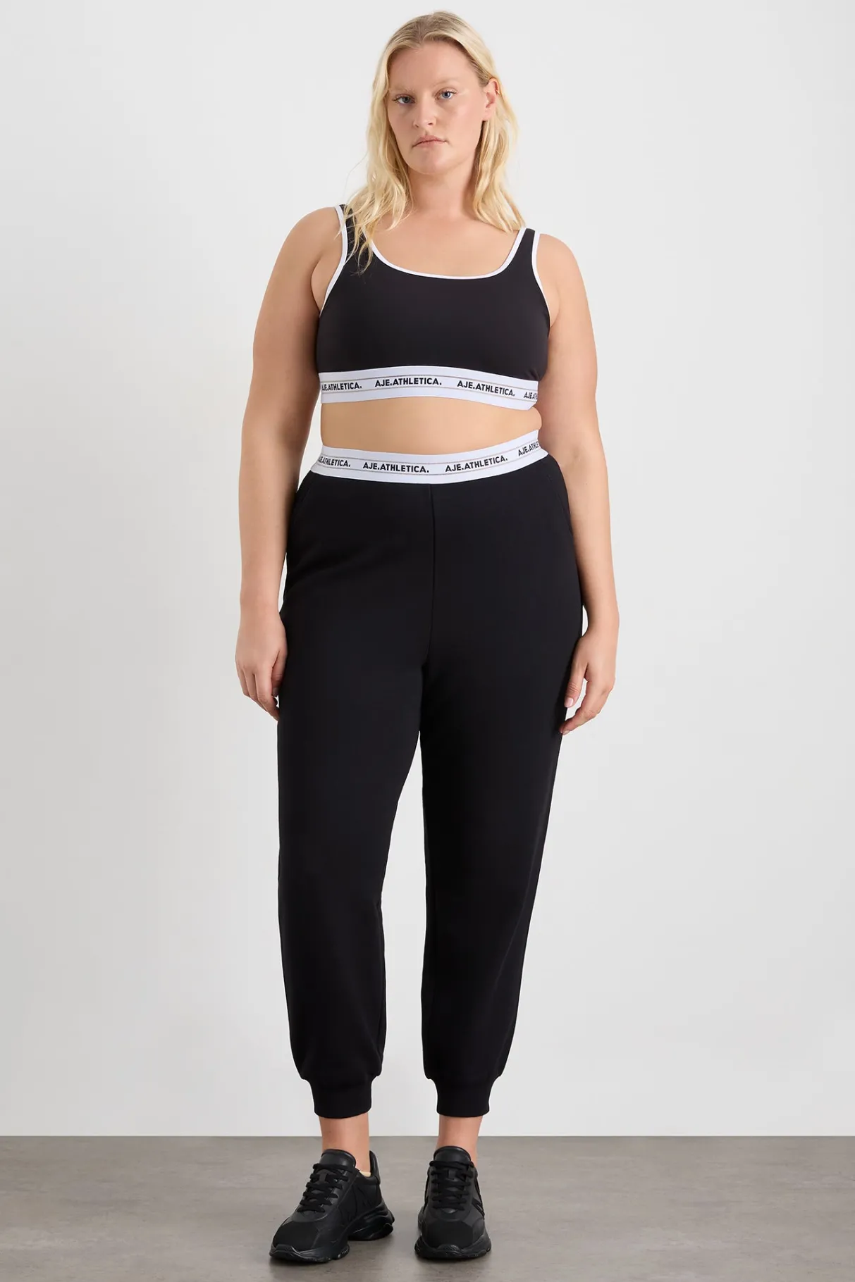 elastic_logo_trackpants__9.webp Shop Aje ATHLETICA Elastic Logo Trackpants 502 Black