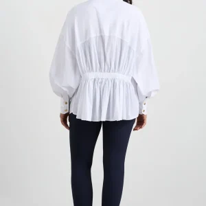 Clearance Aje ATHLETICA Elastic Spray Windbreaker 430 White