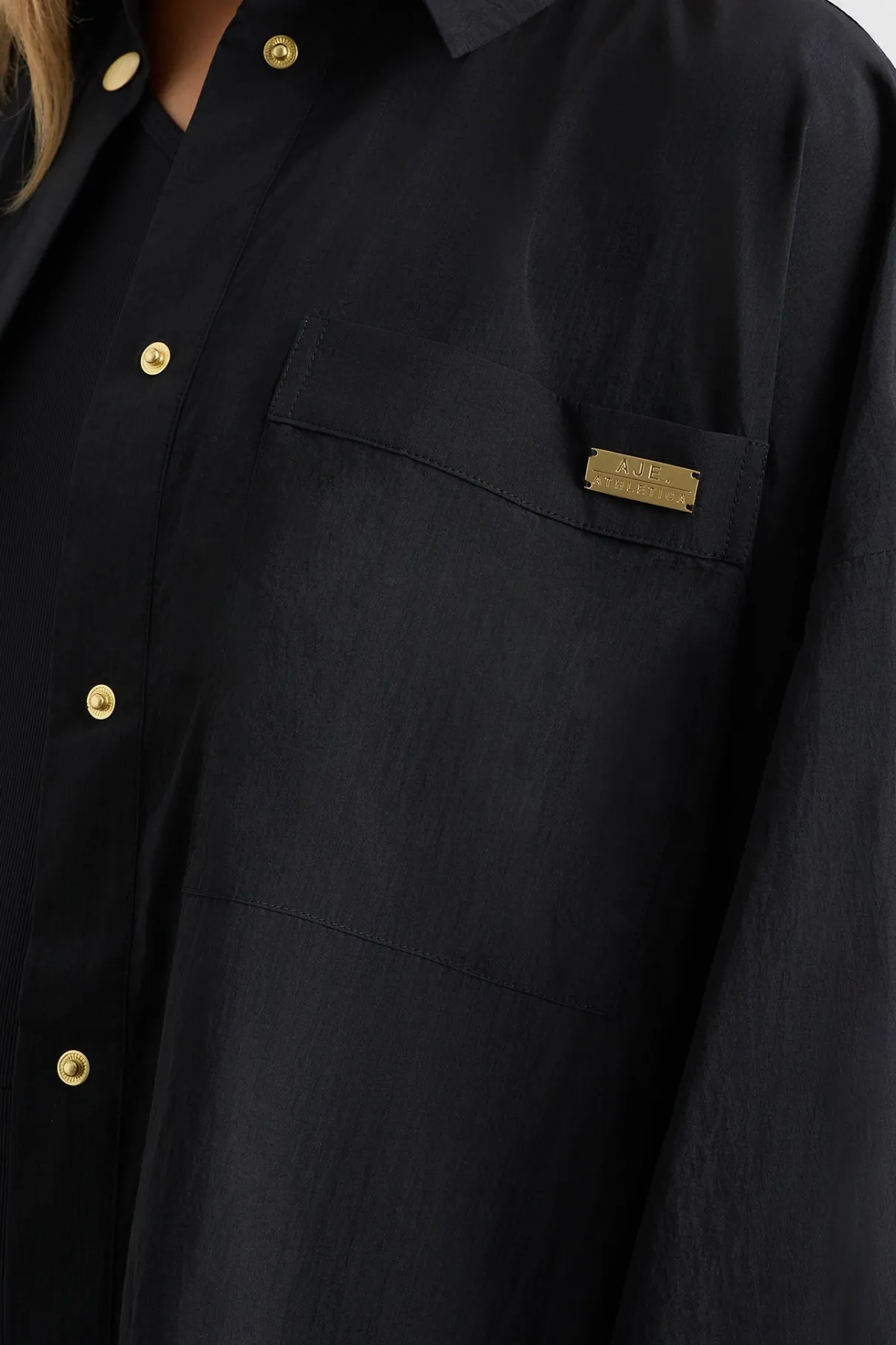 elastic_spray_windbreaker__3.webp Online Aje ATHLETICA Elastic Spray Windbreaker 430 Black