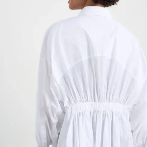 Clearance Aje ATHLETICA Elastic Spray Windbreaker 430 White
