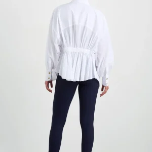 Clearance Aje ATHLETICA Elastic Spray Windbreaker 430 White