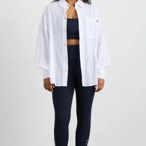 Clearance Aje ATHLETICA Elastic Spray Windbreaker 430 White