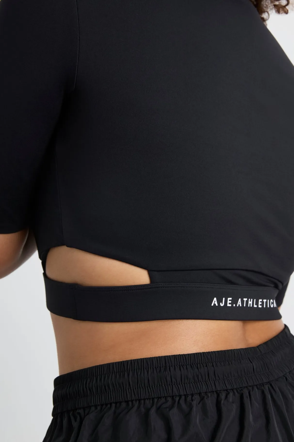 elasticated_cut_out_tee__11.webp Cheap Aje ATHLETICA Elasticated Cut Out Tee 195 Black