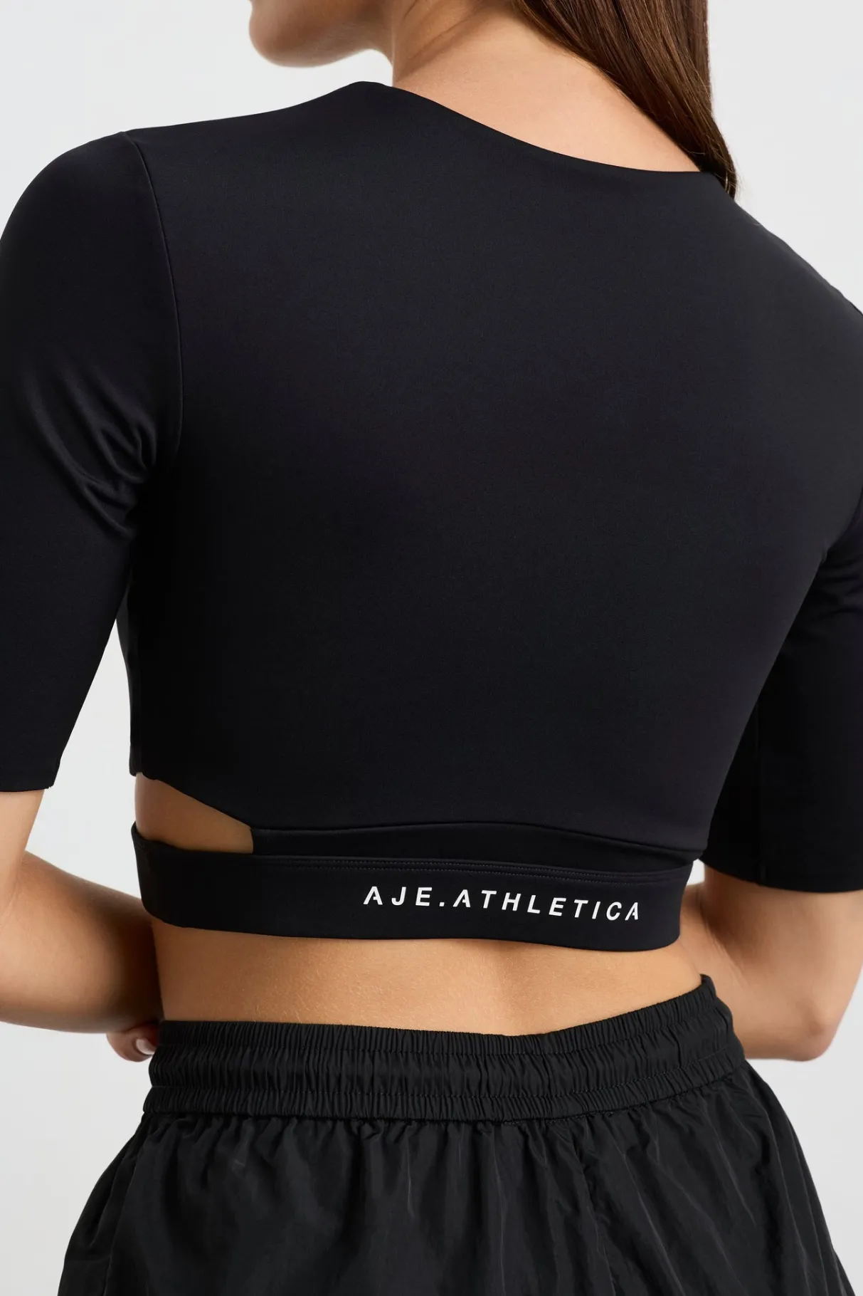 elasticated_cut_out_tee__3.webp Cheap Aje ATHLETICA Elasticated Cut Out Tee 195 Black