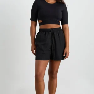 Cheap Aje ATHLETICA Elasticated Cut Out Tee 195 Black