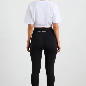 Best Sale Aje ATHLETICA Elasticated Logo Crop Tee 105 White