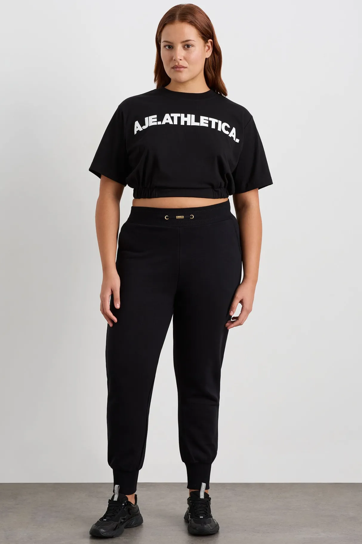 elasticated_logo_crop_tee__6.webp Hot Aje ATHLETICA Elasticated Logo Crop Tee 105 Black