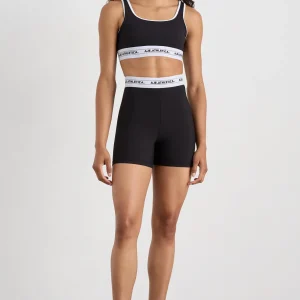 Shop Aje ATHLETICA Elasticated Sports Bra 337 Black